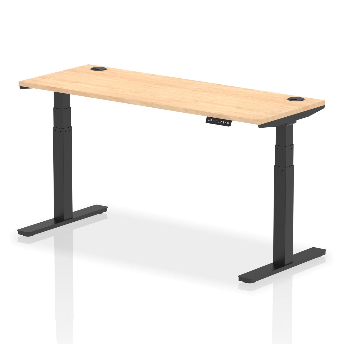 Air Height Adjustable Slimline Desk With Height Limit Settings