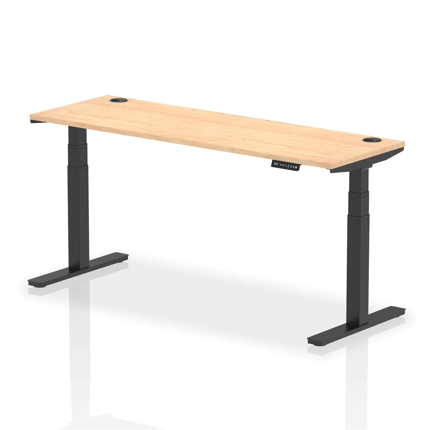 Air Height Adjustable Slimline Desk With Height Limit Settings