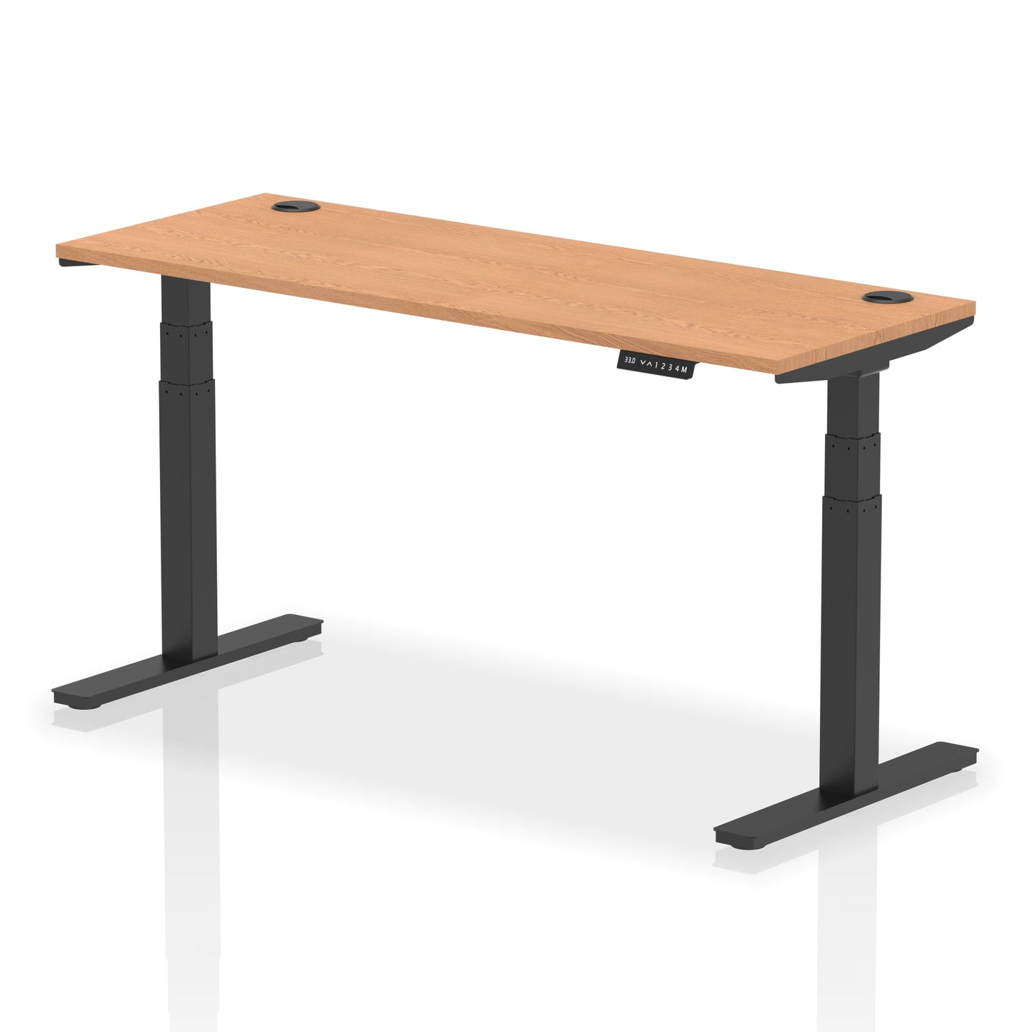 Air Height Adjustable Slimline Desk With Height Limit Settings