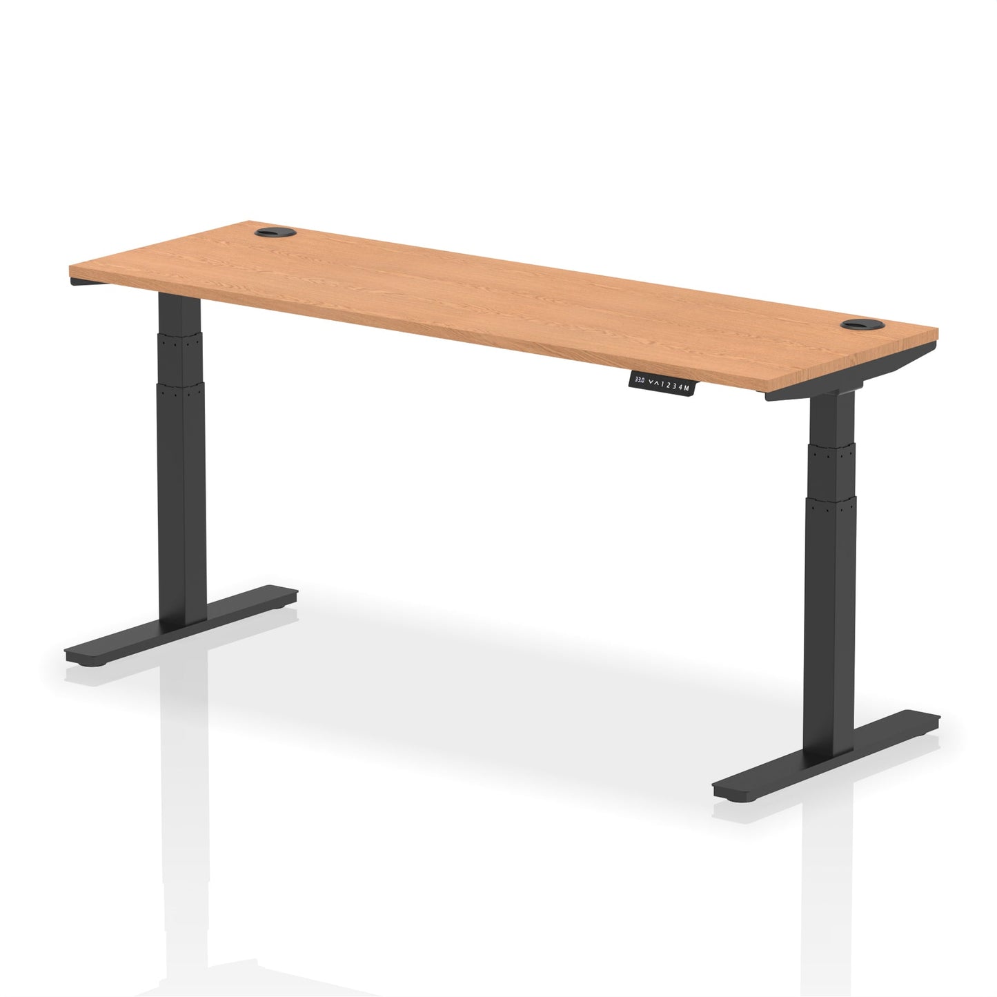 Air Height Adjustable Slimline Desk With Height Limit Settings