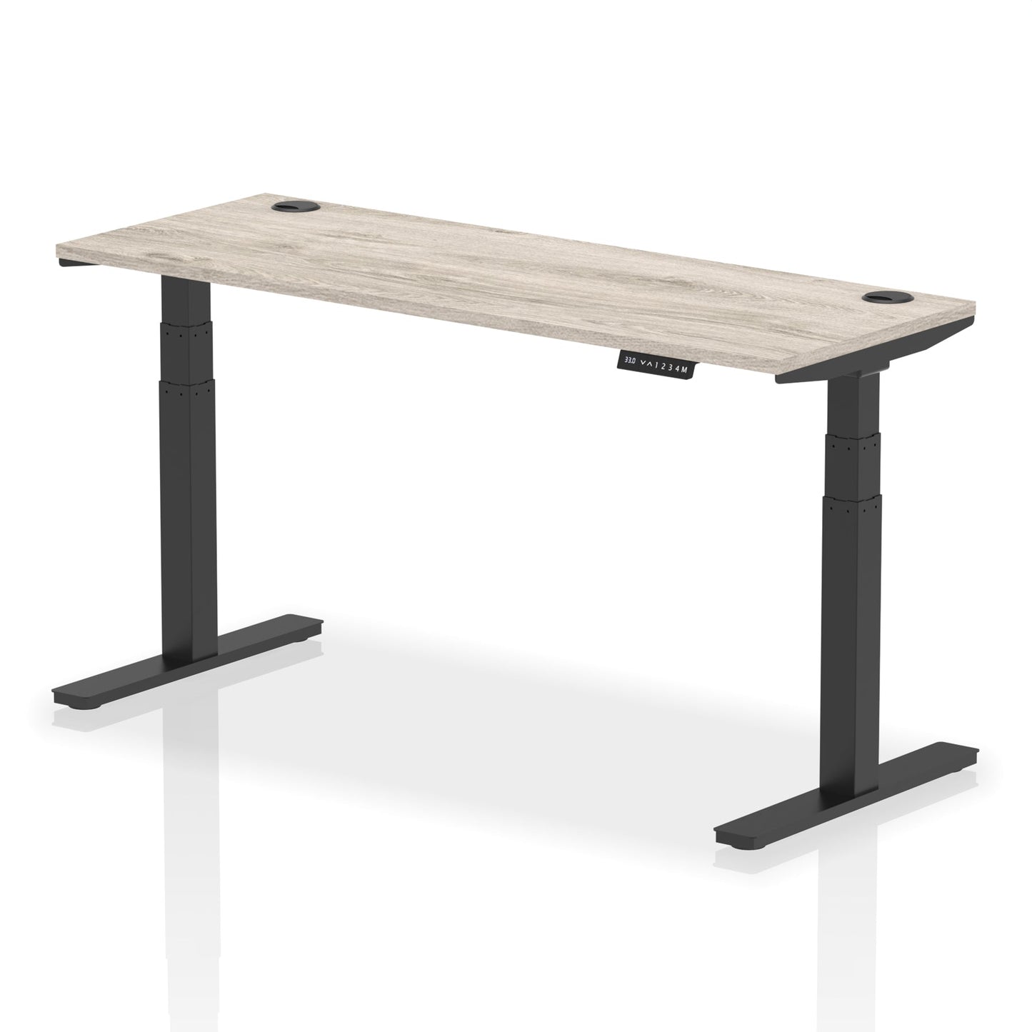 Air Height Adjustable Slimline Desk With Height Limit Settings