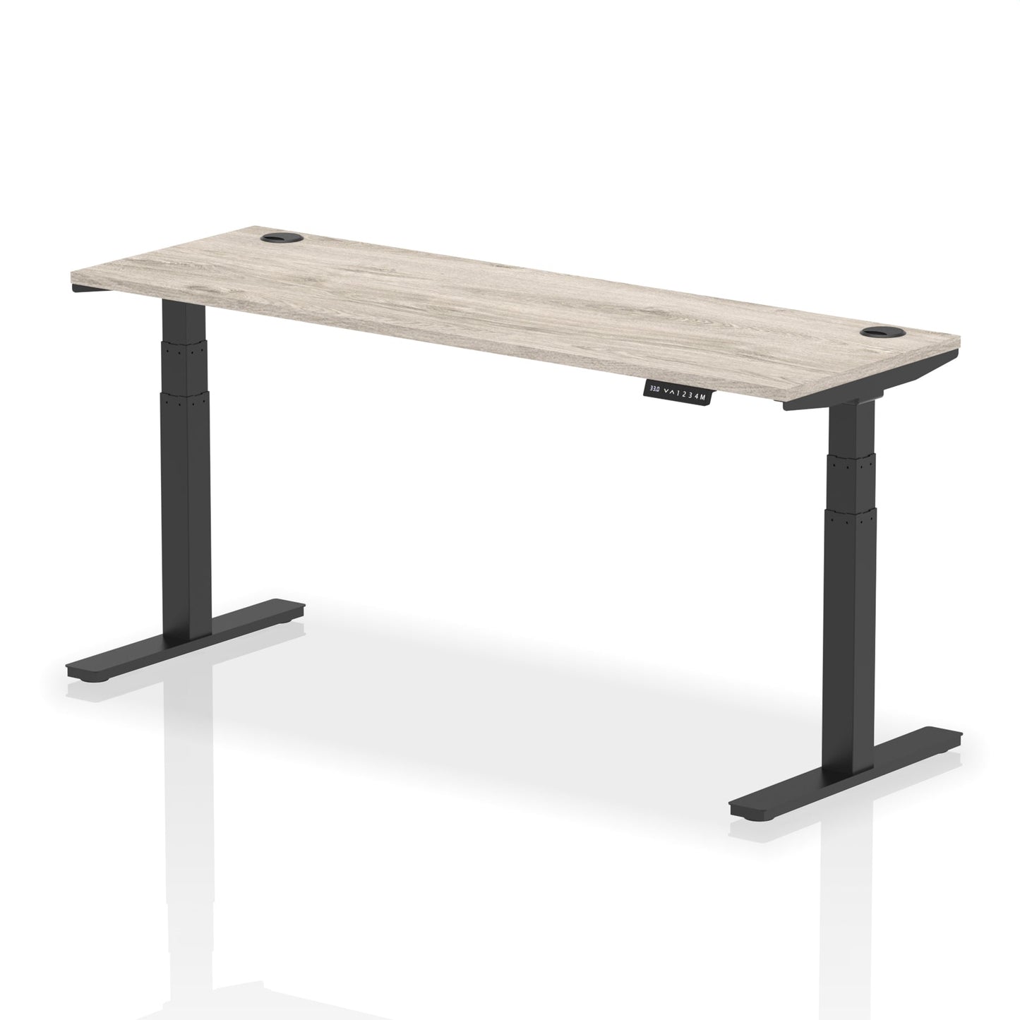 Air Height Adjustable Slimline Desk With Height Limit Settings