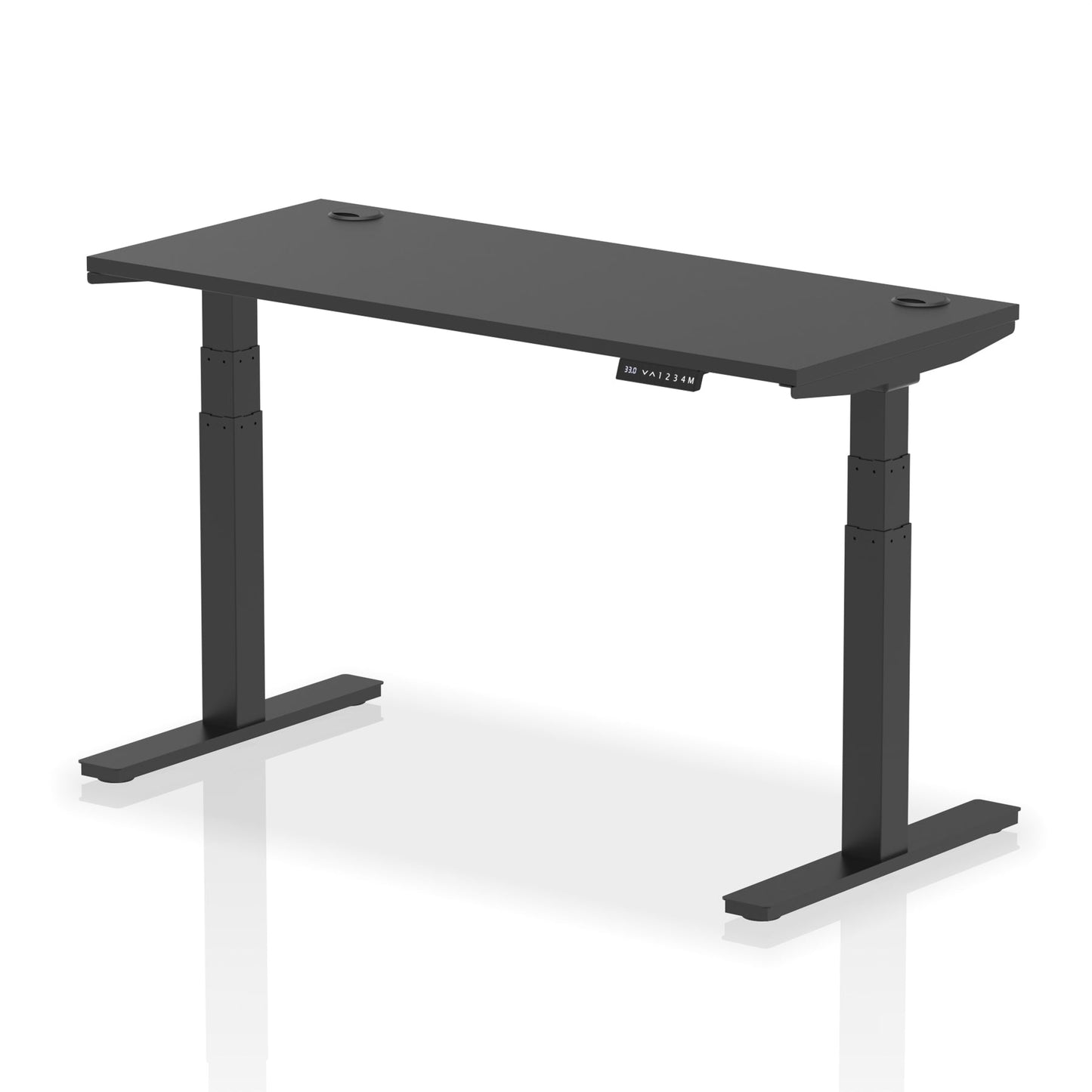 Air Height Adjustable Slimline Desk With Height Limit Settings
