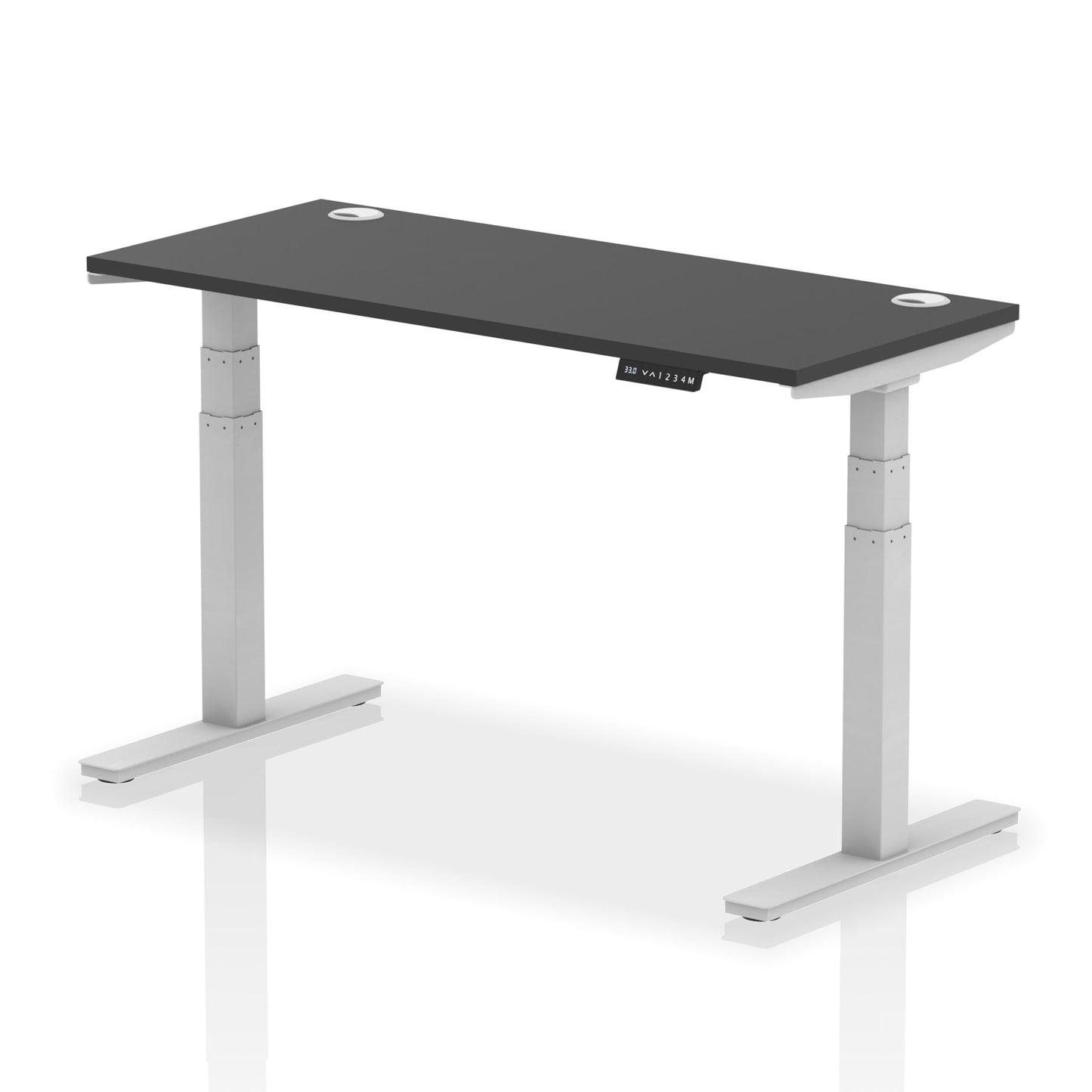 Air Height Adjustable Slimline Desk With Height Limit Settings
