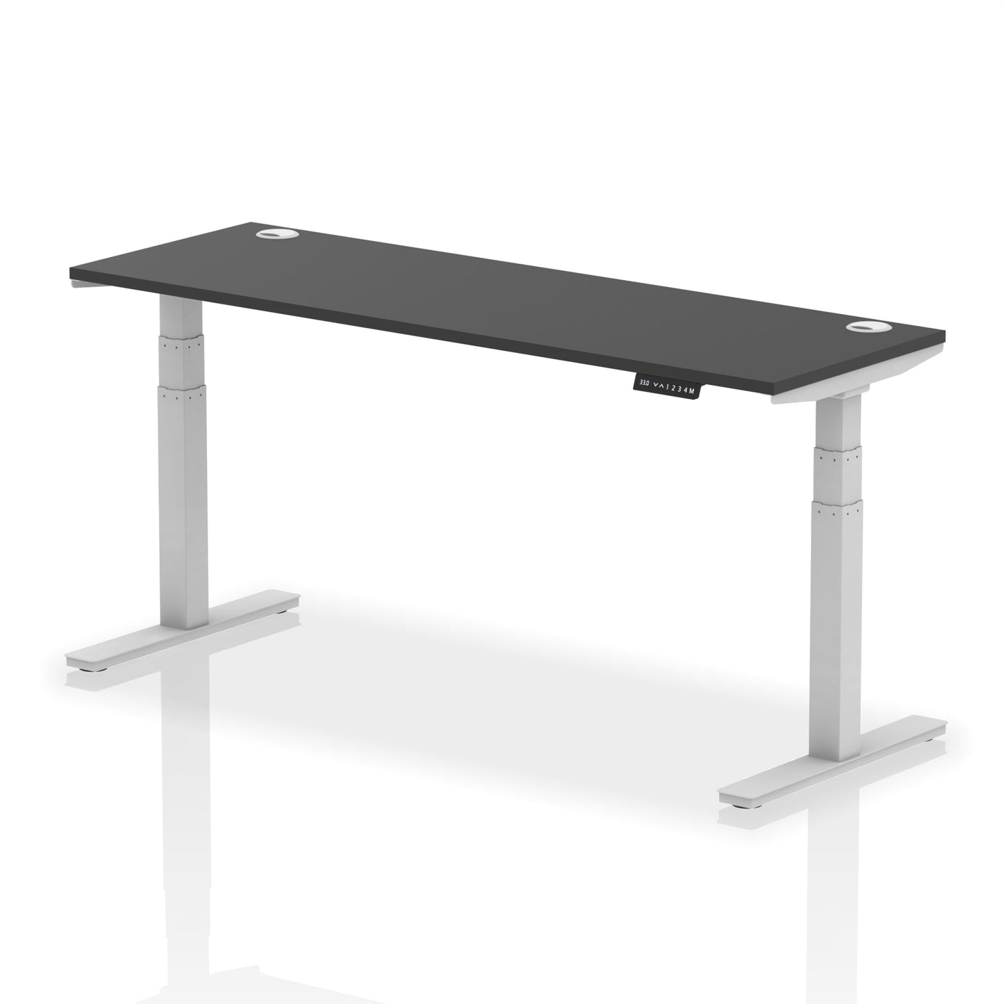 Air Height Adjustable Slimline Desk With Height Limit Settings