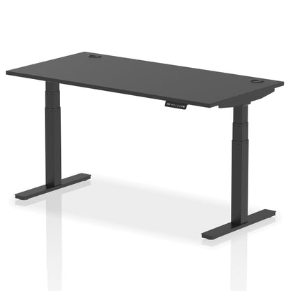 Air Height Adjustable Desk With Cable Ports and Memory Height Settings