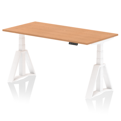 Air Height Adjustable Desk without Cable Ports With Piste Foot