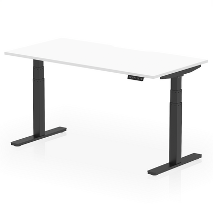 Air Scalloped Edge Height Adjustable Office Desk