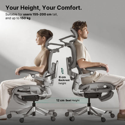 Hinomi H2 Pro Ergonomic Office Chair with Bi-Pivot Armrest