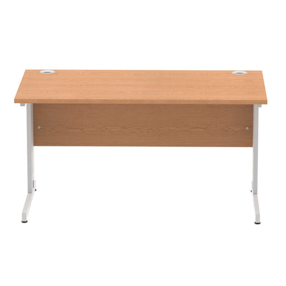 Impulse 1400mm Straight Desk Cable Managed Leg