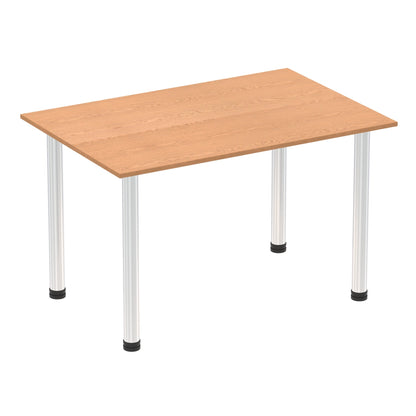 Impulse 1200mm Straight Table With Post Leg