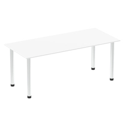 Impulse 1800mm Straight Table With Post Leg