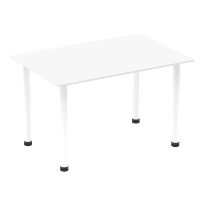 Impulse 1200mm Straight Table With Post Leg