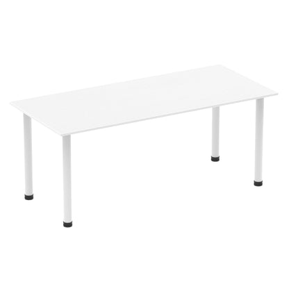 Impulse 1800mm Straight Table With Post Leg