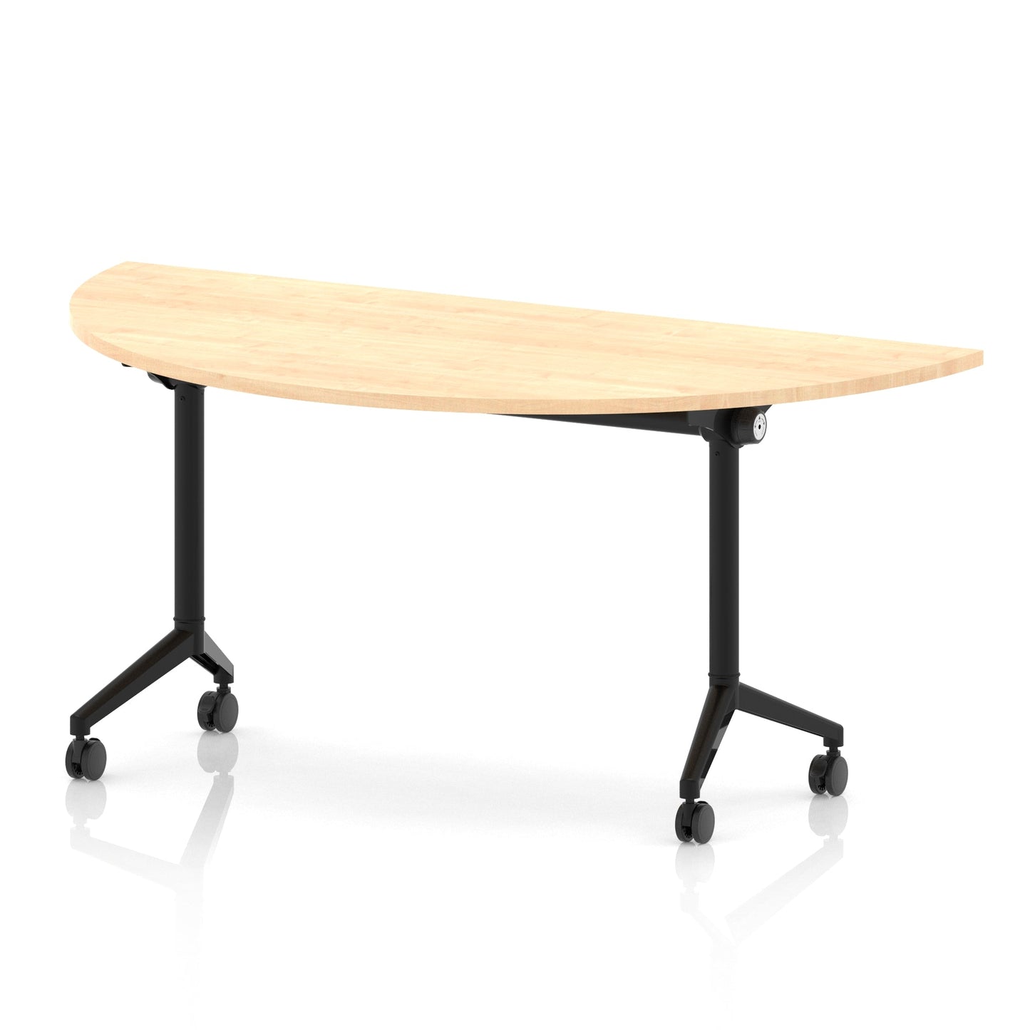 Impulse Plus Flip Top 1600mm Semi-Circle Table
