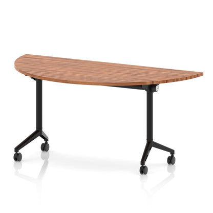 Impulse Plus Flip Top 1600mm Semi-Circle Table