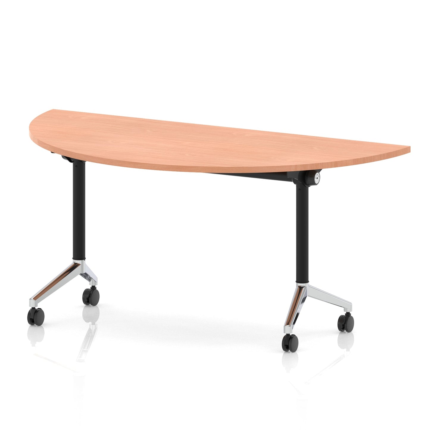 Impulse Plus Flip Top 1600mm Semi-Circle Table