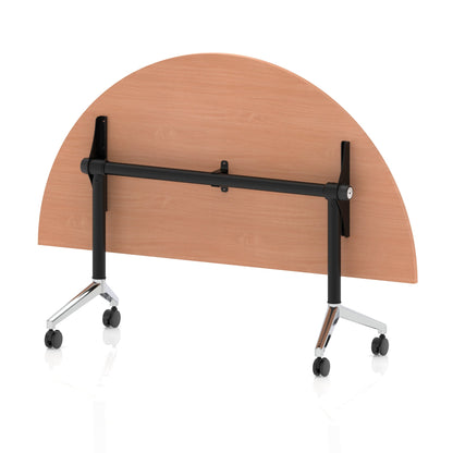 Impulse Plus Flip Top 1600mm Semi-Circle Table