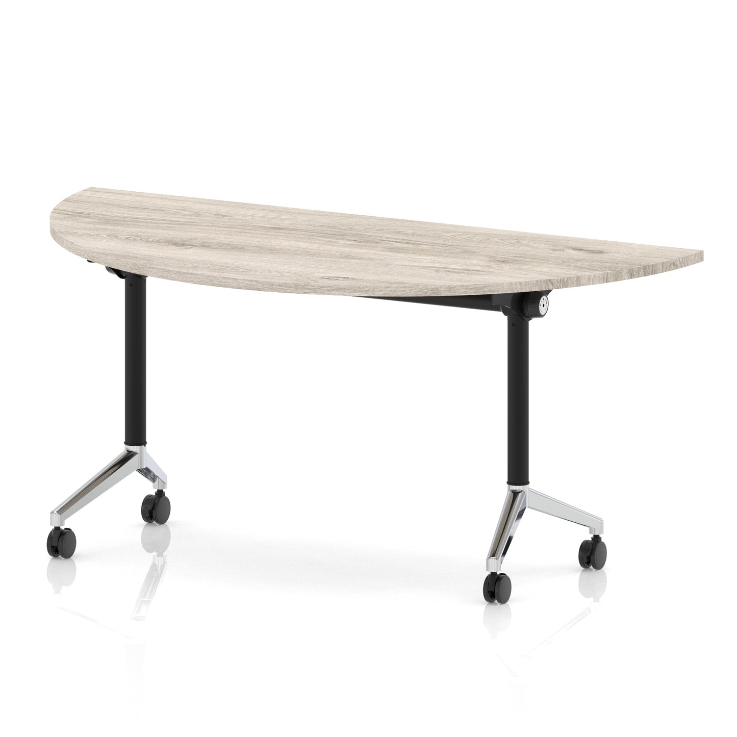 Impulse Plus Flip Top 1600mm Semi-Circle Table