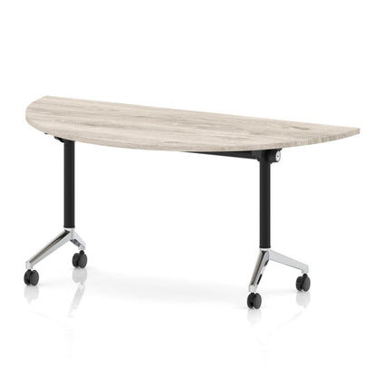 Impulse Plus Flip Top 1600mm Semi-Circle Table