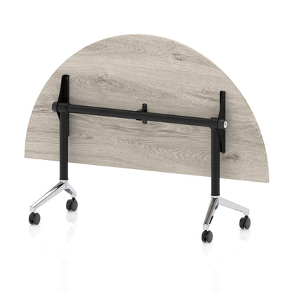 Impulse Plus Flip Top 1600mm Semi-Circle Table