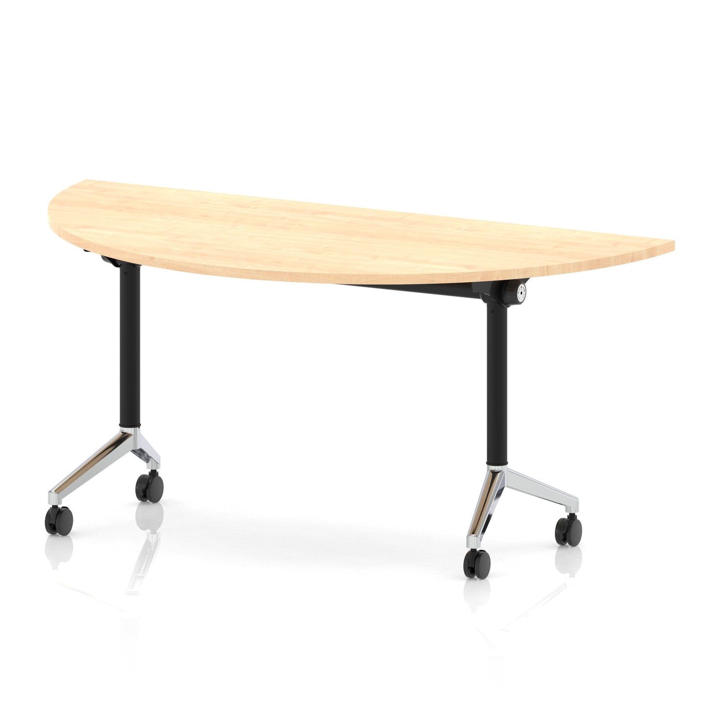 Impulse Plus Flip Top 1600mm Semi-Circle Table