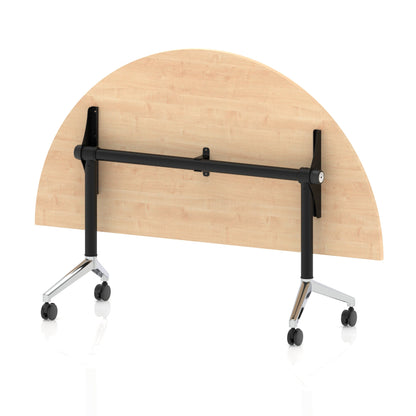Impulse Plus Flip Top 1600mm Semi-Circle Table