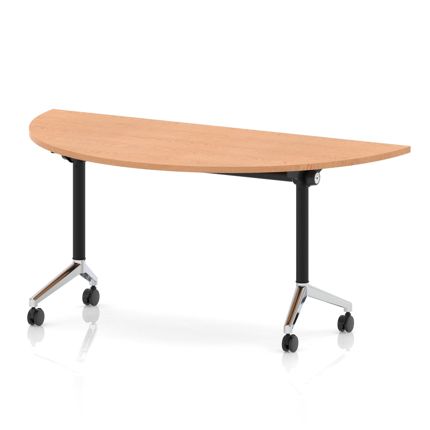 Impulse Plus Flip Top 1600mm Semi-Circle Table