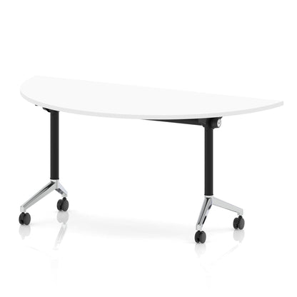 Impulse Plus Flip Top 1600mm Semi-Circle Table