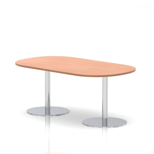 Italia Boardroom Table Silver Leg