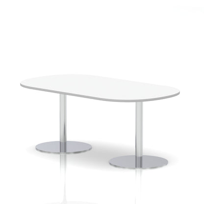 Italia Boardroom Table Silver Leg