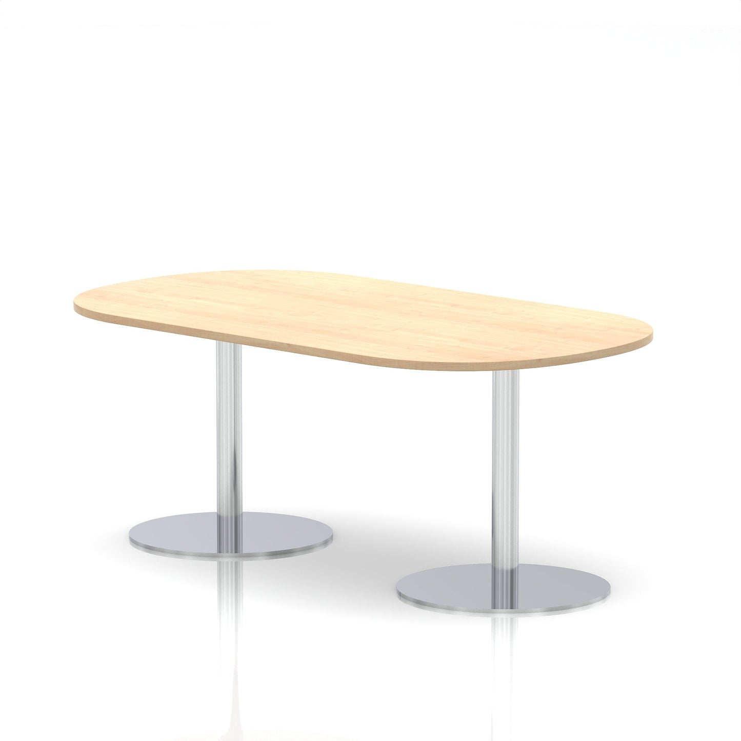 Italia Boardroom Table Silver Leg