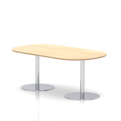 Italia Boardroom Table Silver Leg