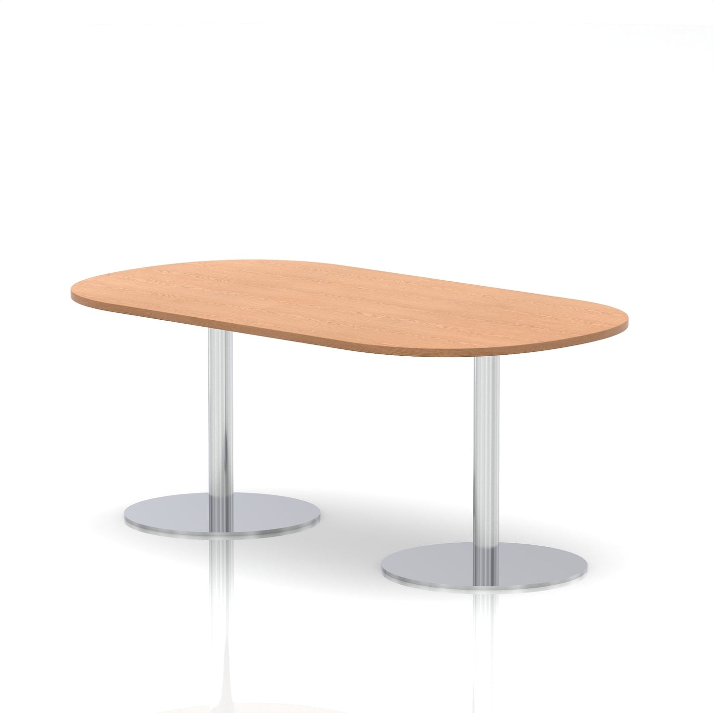 Italia Boardroom Table Silver Leg