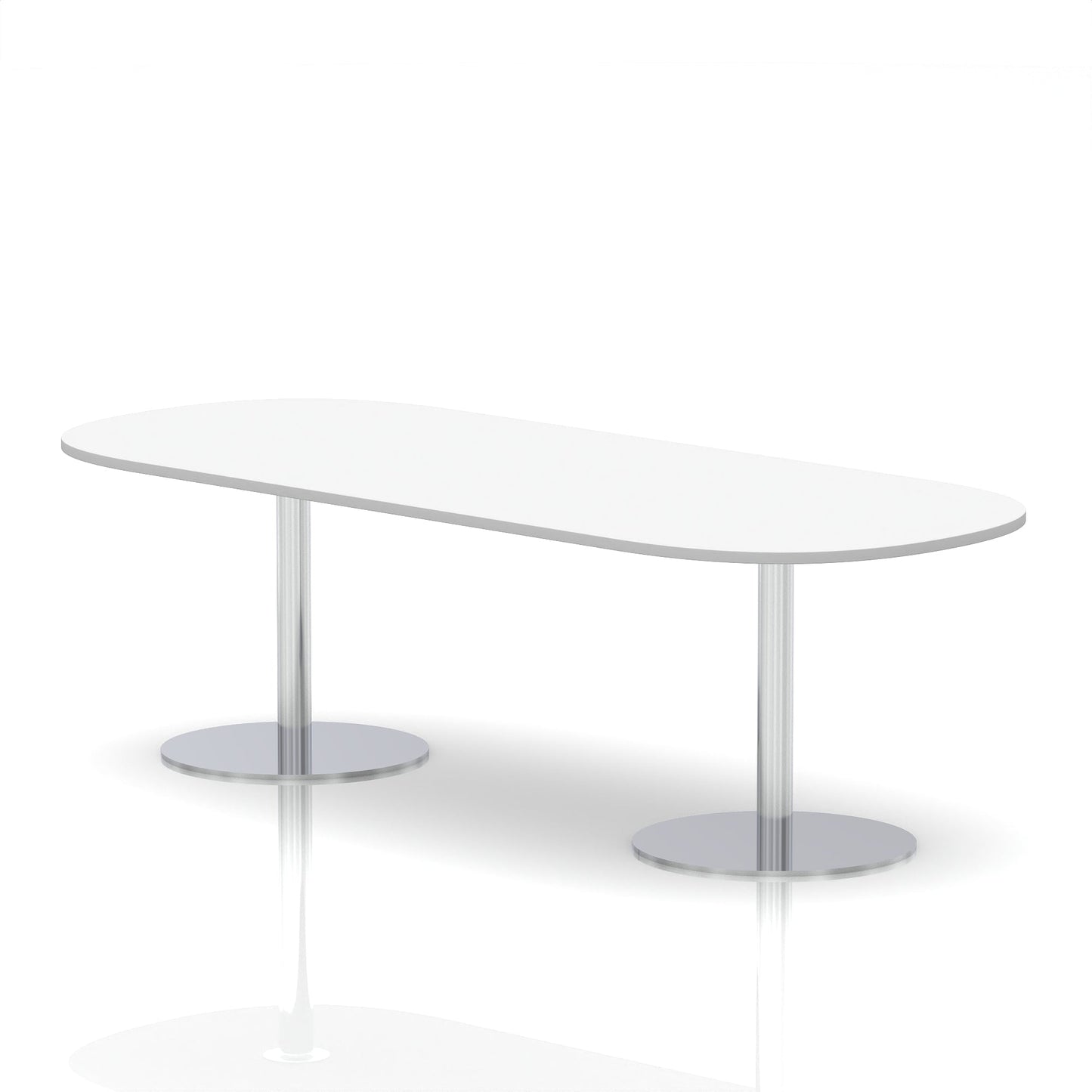 Italia Boardroom Table Silver Leg