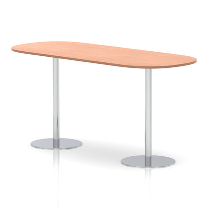 Italia Boardroom Table Silver Leg