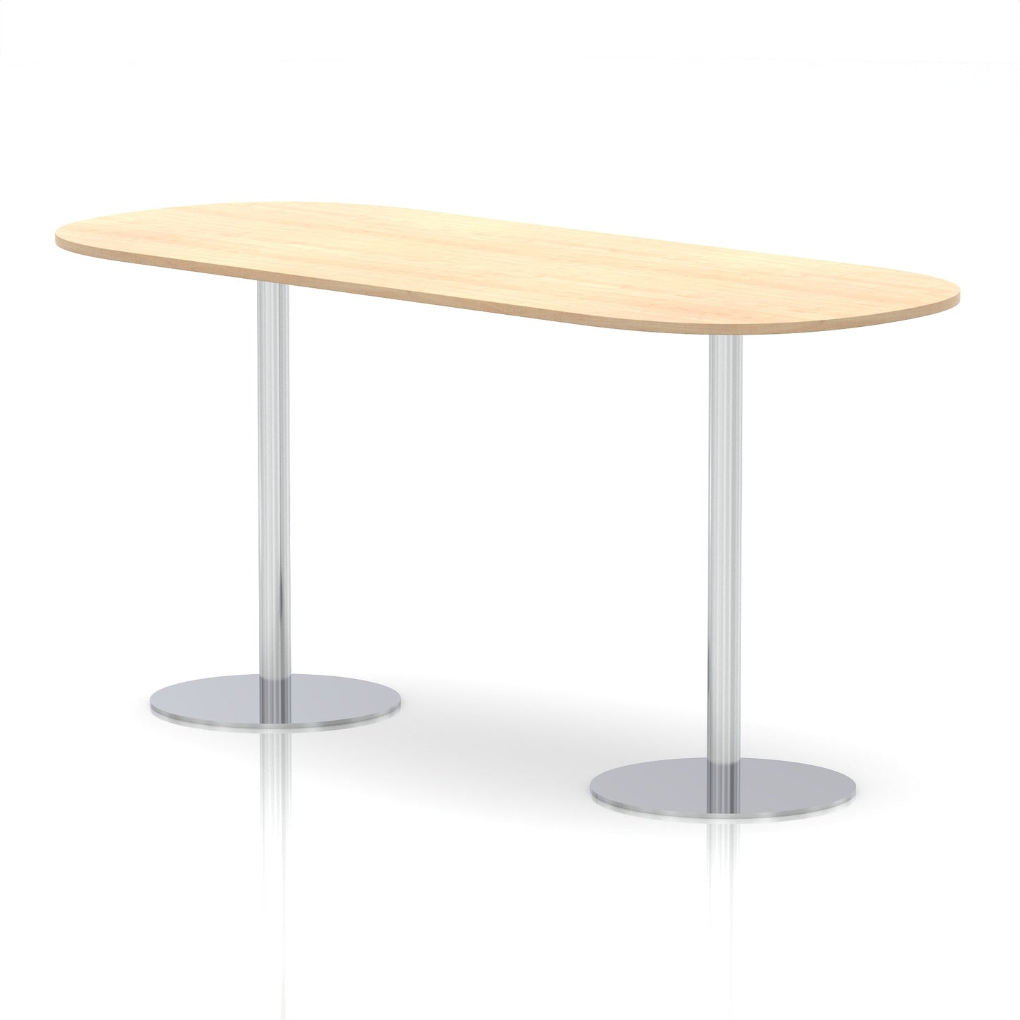 Italia Boardroom Table Silver Leg