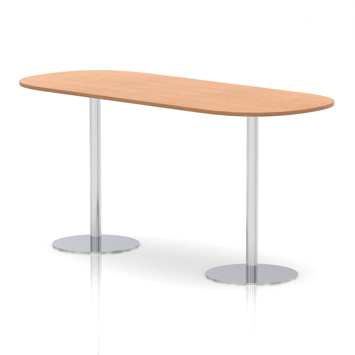 Italia Boardroom Table Silver Leg