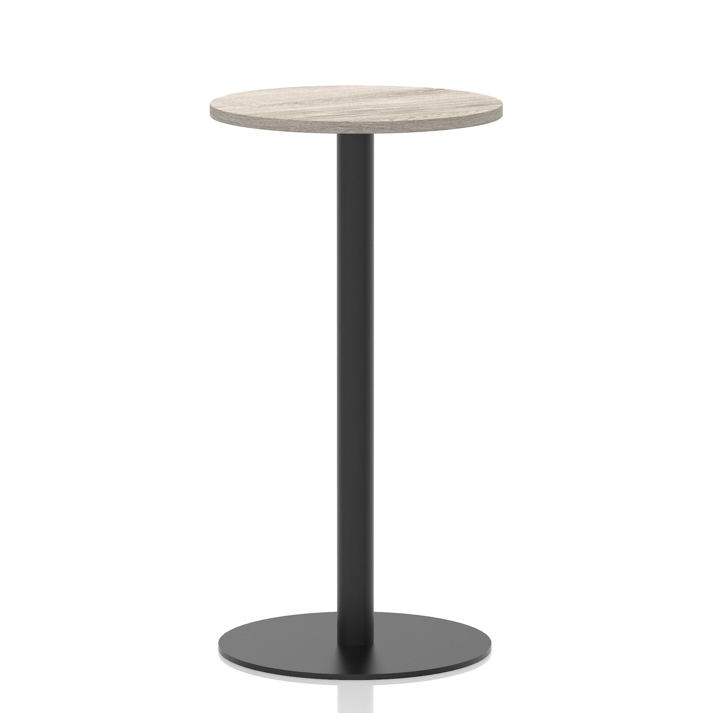 Italia Round Poseur Table Black Leg