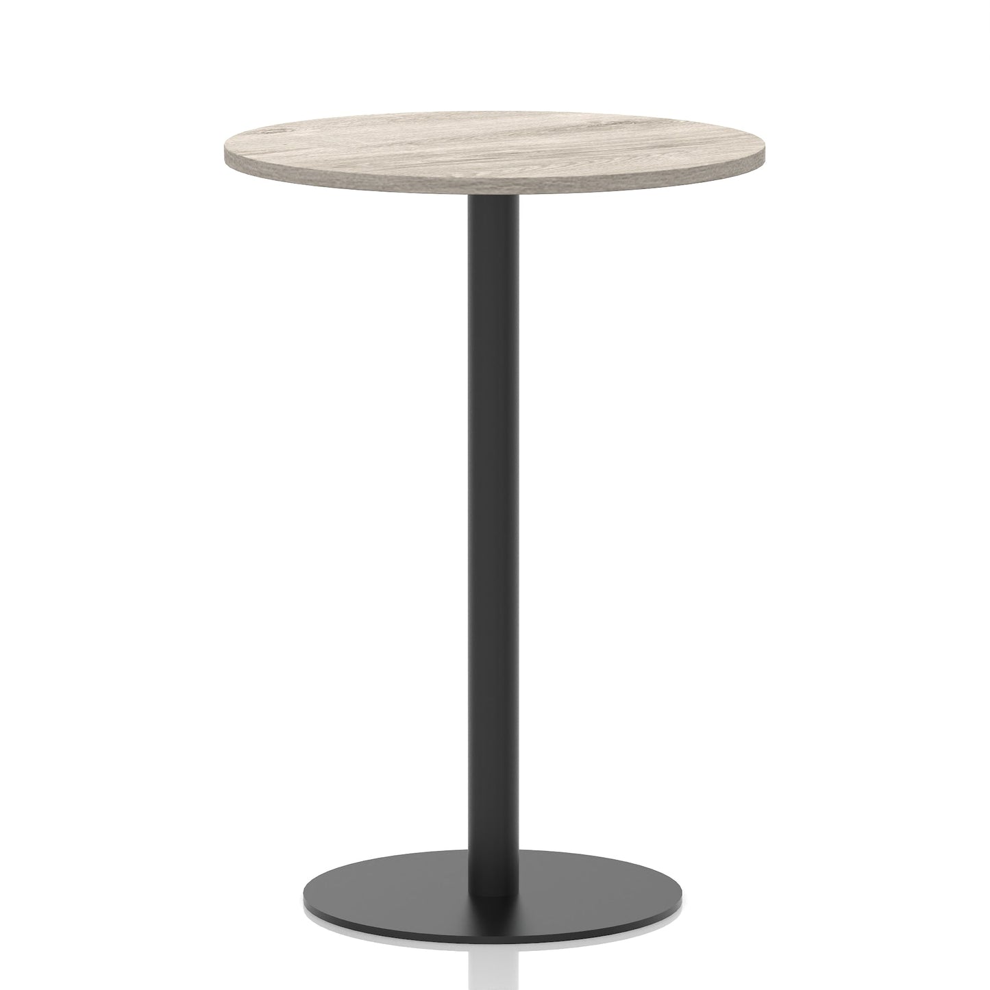 Italia Round Poseur Table Black Leg