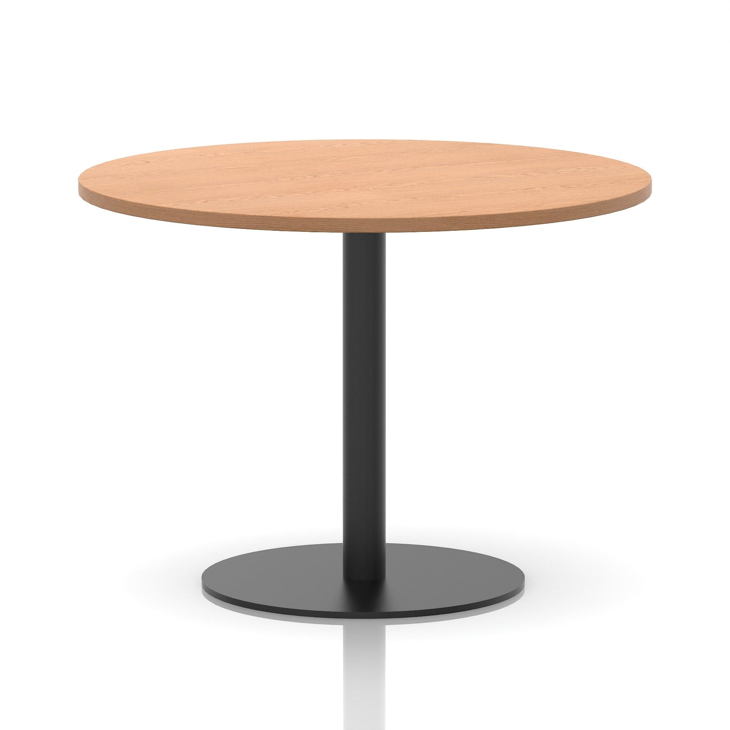 Italia Round Poseur Table Black Leg
