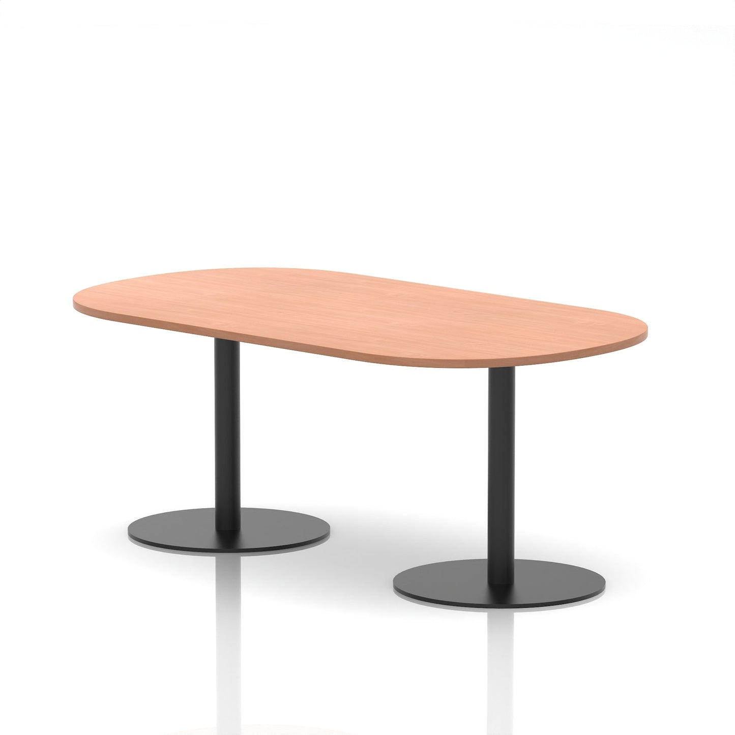 Italia Boardroom Table Black Leg