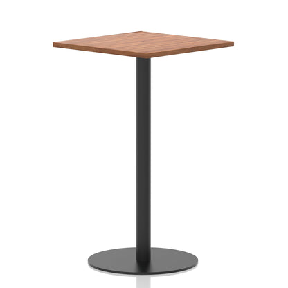 Italia Square Poseur Table Black Leg