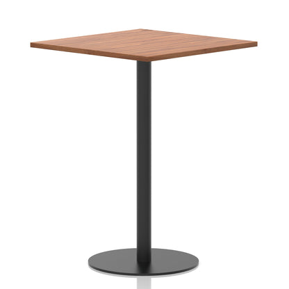 Italia Square Poseur Table Black Leg