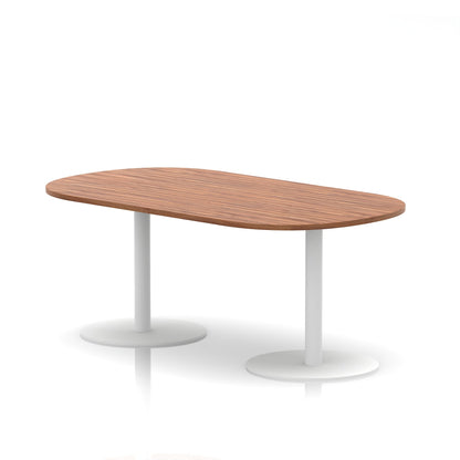 Italia Boardroom Table White Leg