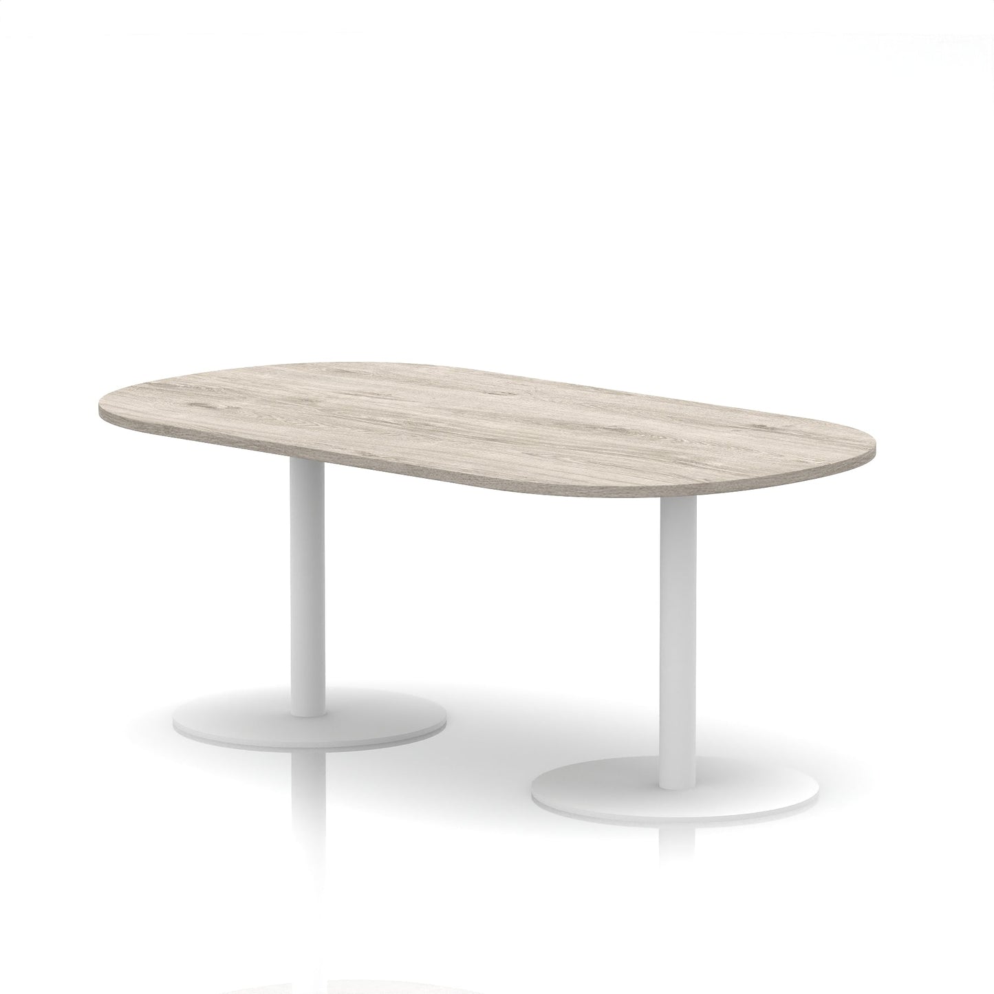 Italia Boardroom Table White Leg