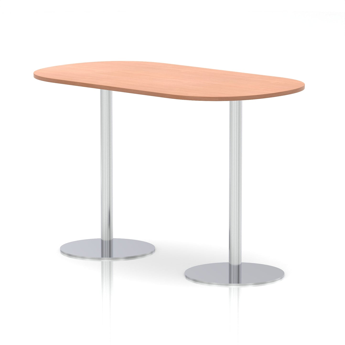 Italia Boardroom Table White Leg