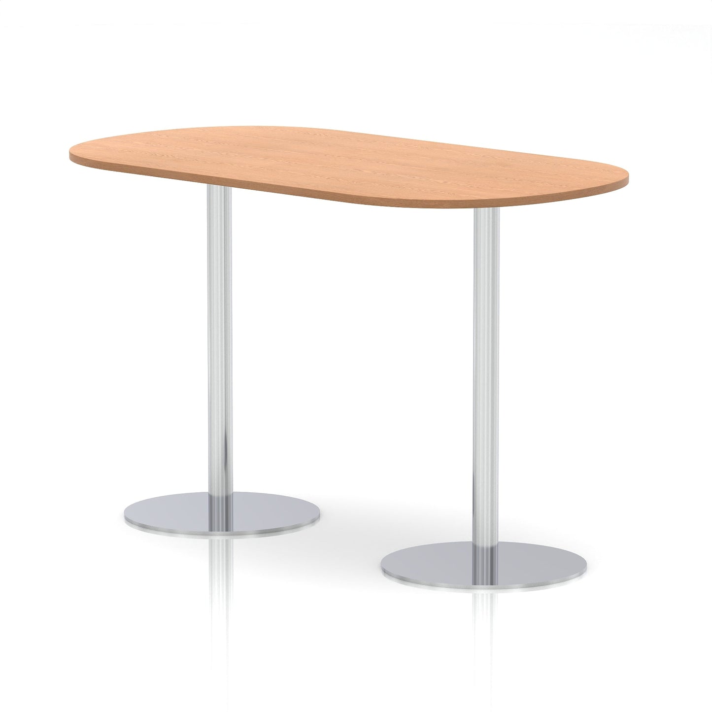 Italia Boardroom Table White Leg