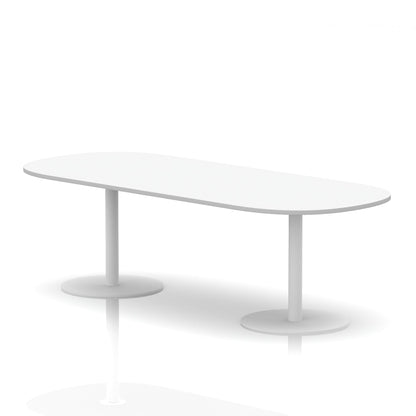 Italia Boardroom Table White Leg