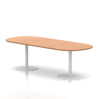 Italia Boardroom Table White Leg
